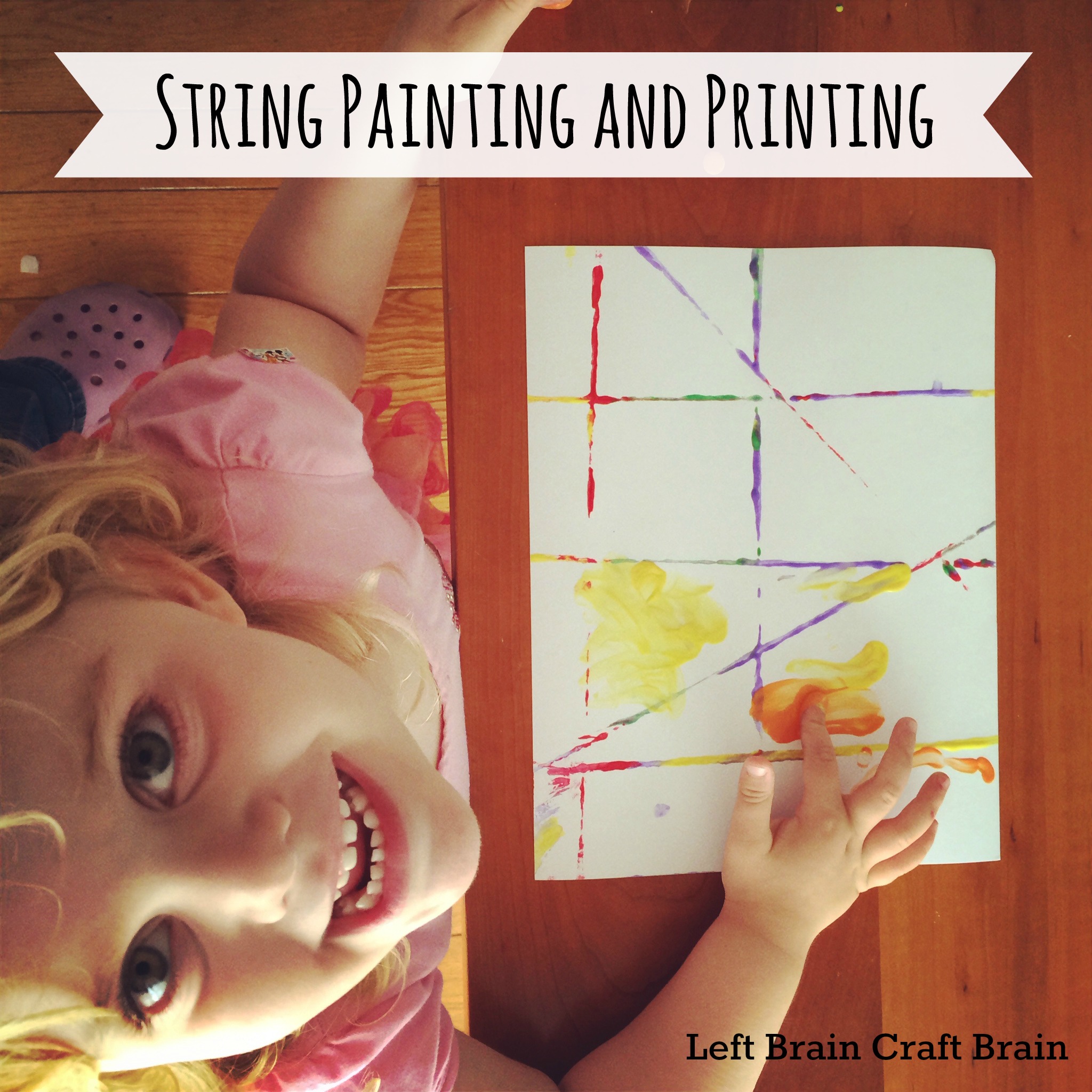 string painting and printing left brain craft brain
