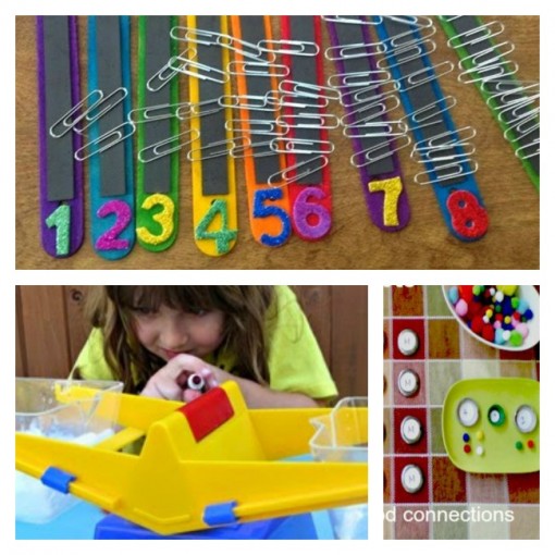 10 STEM projects for preschoolers counting science math Left Brain Craft Brain