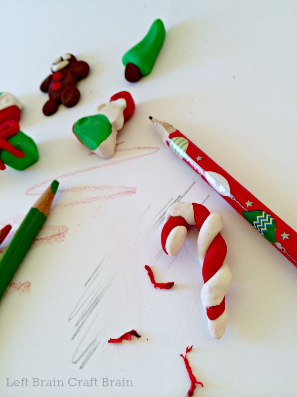 Diy Christmas Erasers Left Brain