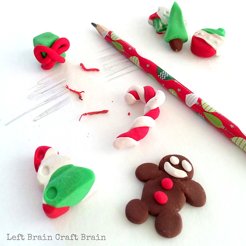 Diy Christmas Erasers Left Brain