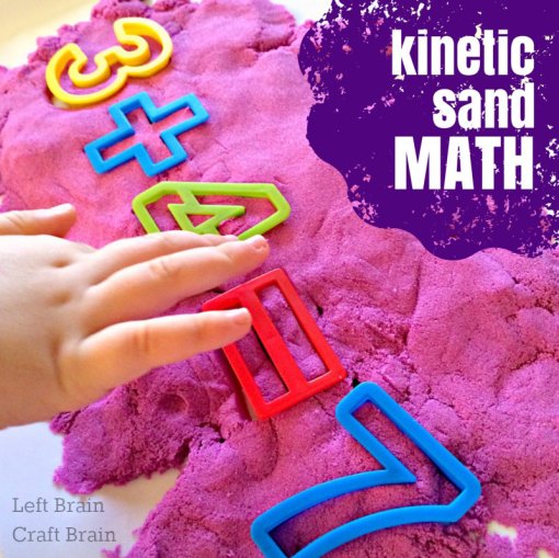 Kinetic Sand Math Left Brain Craft Brain FB