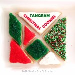 Tangram Christmas Cookies Left Brain Craft Brain FB