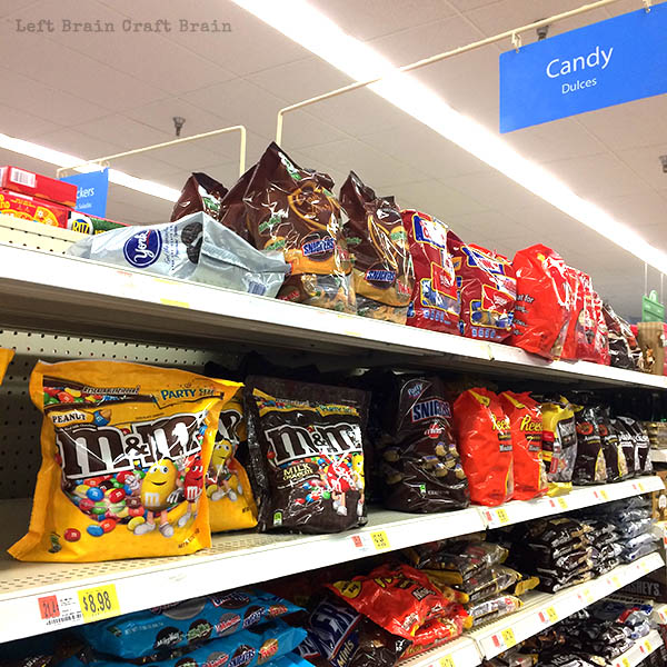 Candy at Walmart Left Brain Craft Brain