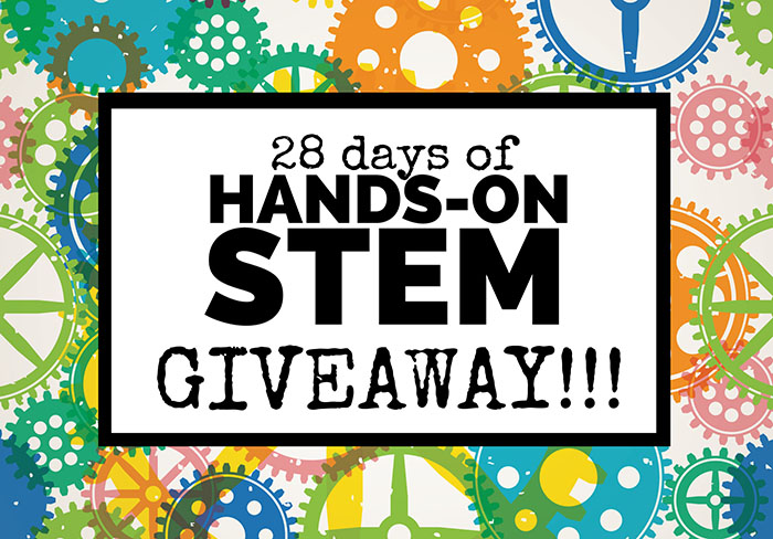 Enter to win an Amazon gift card and amazing kids' activities books in the 28 Days of Hands-On STEM Giveaway.