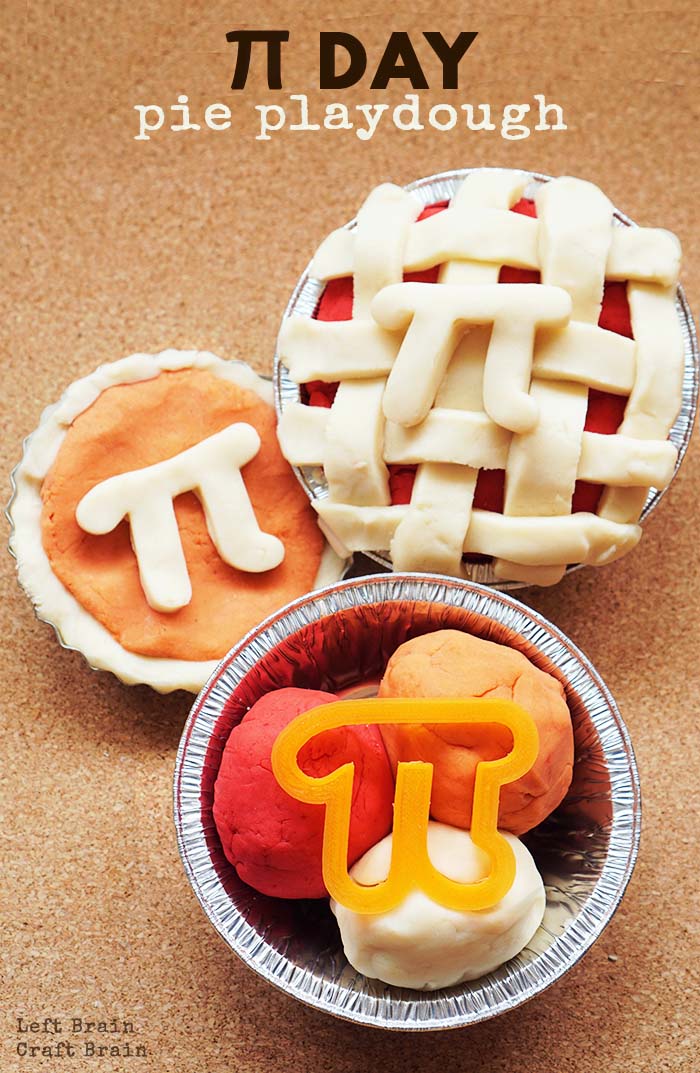 Pi Day Pie Playdough is a fun and playful way to learn about geometry and Pi.