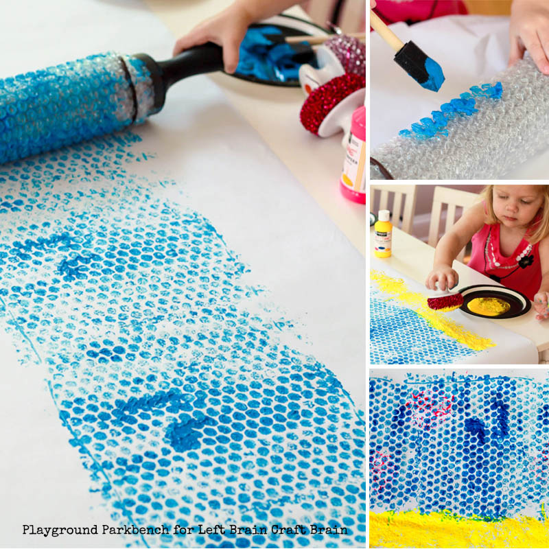 Sensory Play for Shark Week - Backdrop Collage