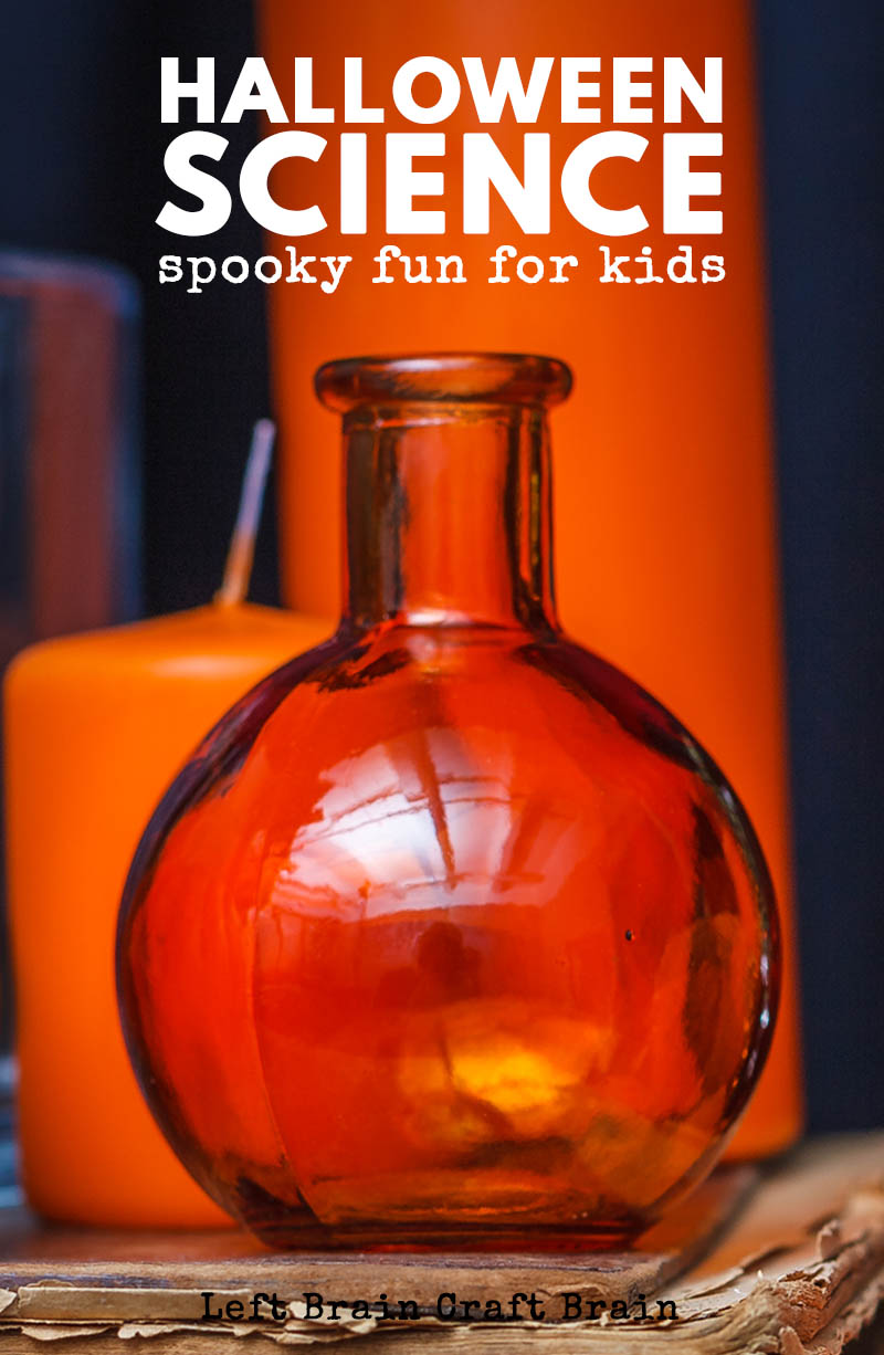 Have fun with Halloween Science projects by making things glow in the dark, change color, make scary sounds and explode!