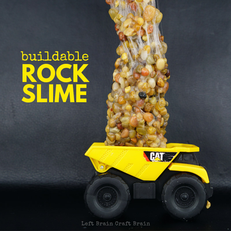Kids love rocks. And kids love slime. But what they will REALLY LOVE is Rock Slime! Buildable Rock Slime that actually holds it's shape. (DIY kinetic rock)