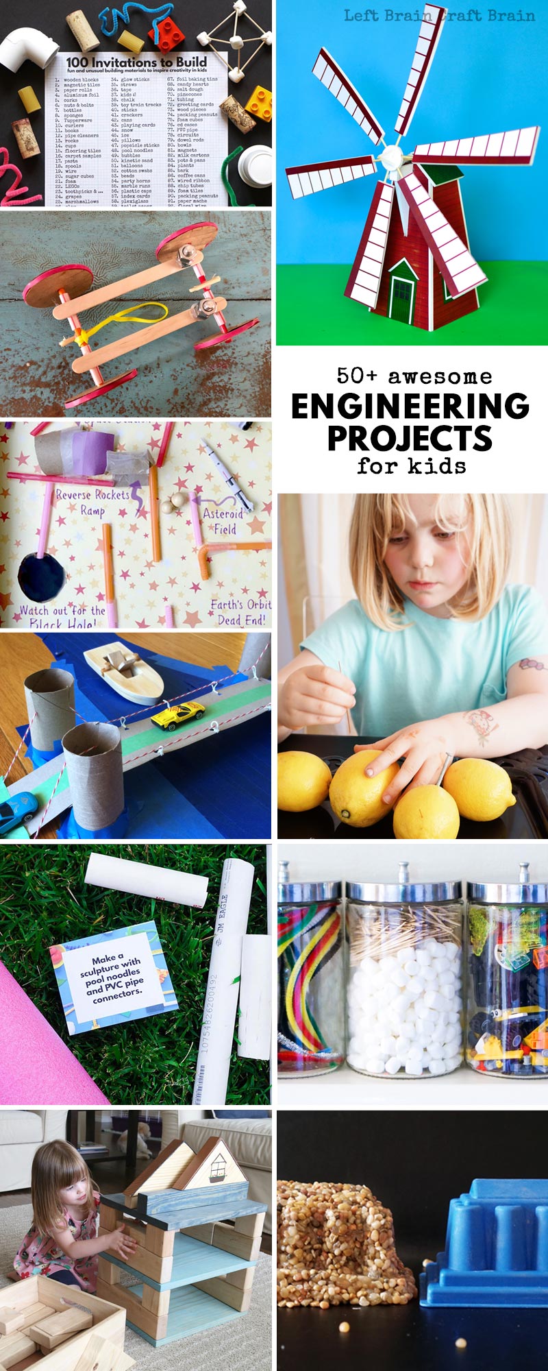 You're gonna love these awesome engineering projects for kids that will get them building, creating, and having fun. You'll find building activities, STEM challenges, STEAM challenges, electrical engineering projects, holiday engineering projects, and more in this massive list of more than 50 ideas.