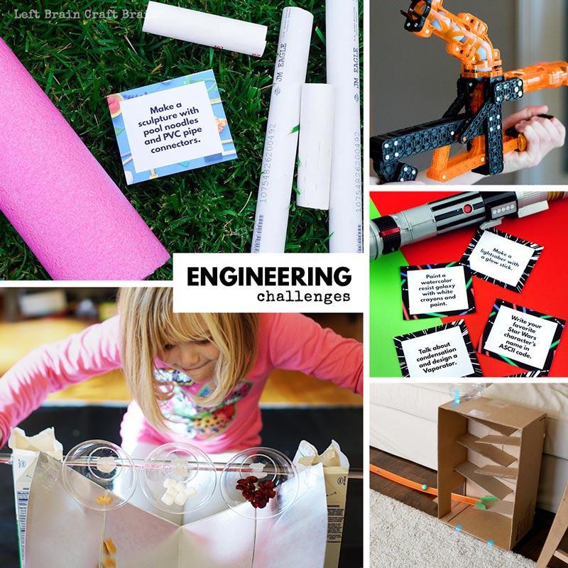 Engineering challenges, STEM challenges, and STEAM challenges