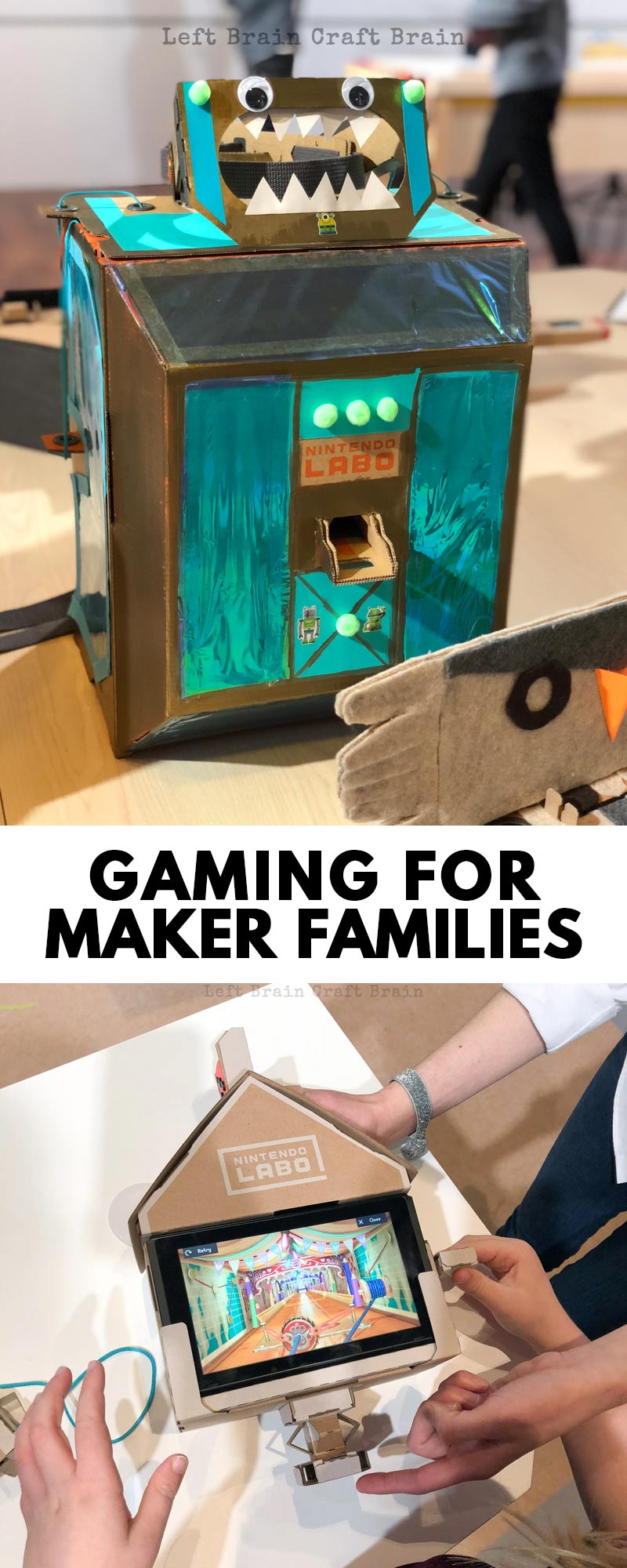 Nintendo Labo is gaming for maker kids and maker families. It adds the joy of construction to the Nintendo Switch to make a totally entertaining game. 