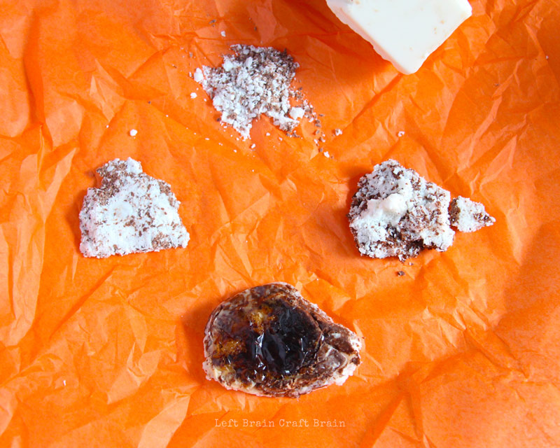 Chocolate Rock Cycle Sedimentary Metamorphic Igneous Rocks on Orange
