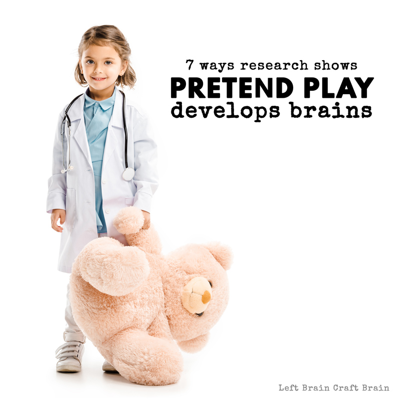Can pretend play actually help not just help kids visualize themselves in future careers, but also boost their brain development to actually achieve those dreams? The answer is yes! Here are 7 reasons research shows pretend play helps child development.