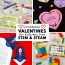 Printable Valentine Cards for Kids Who Love STEM and STEAM - Left Brain ...