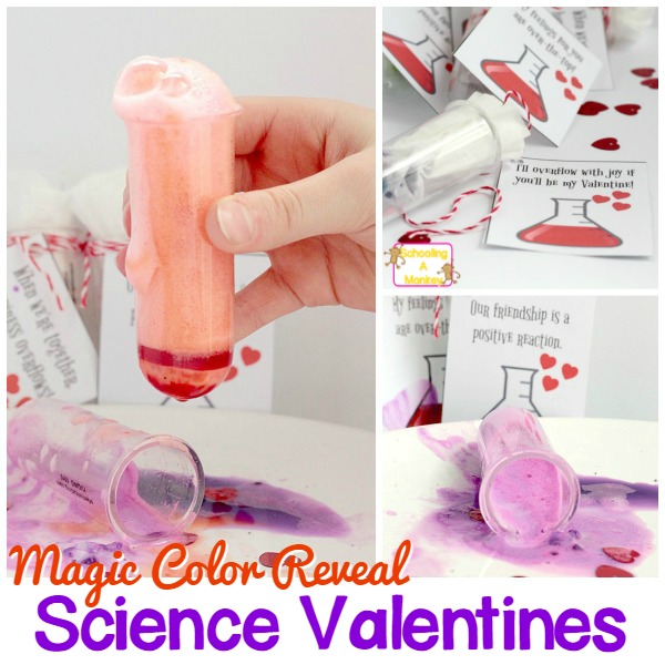 Magic Color Reveal Science Valentines