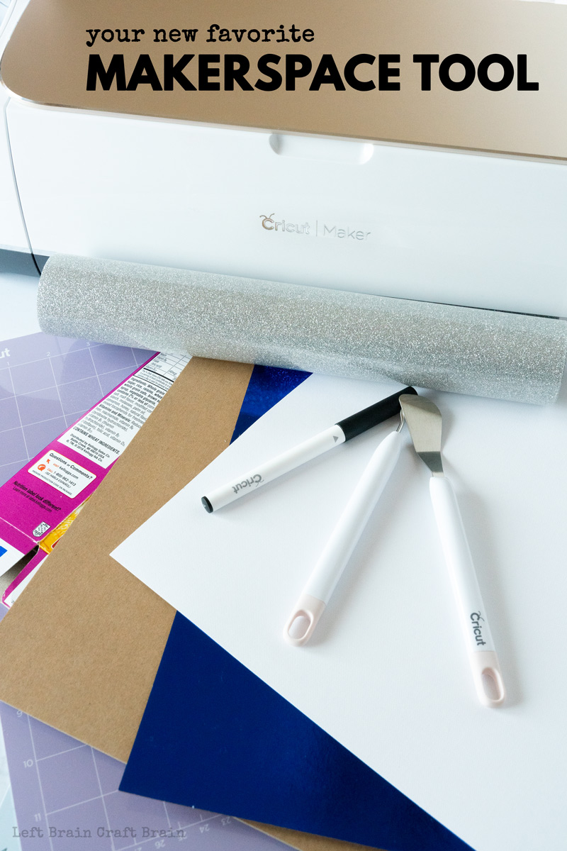 Find your new favorite makerspace tool in the Cricut Maker. It cuts cardboard, vinyl, fabric, paper, and more. All controlled by your computer or mobile device. You next creative project just got easier!