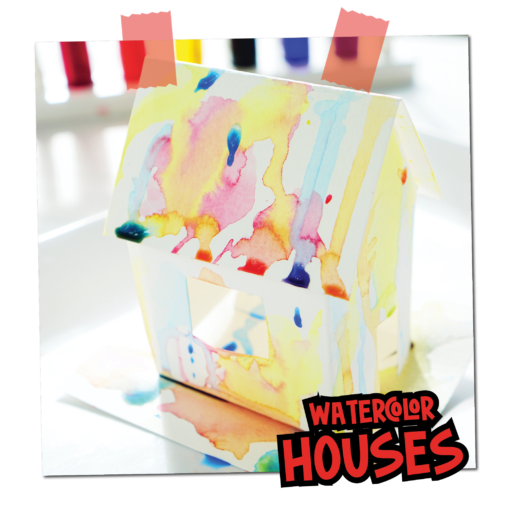 Watercolor Houses