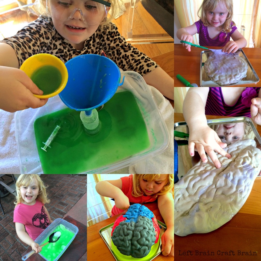Play Brain Surgeon with a brain jello mold!