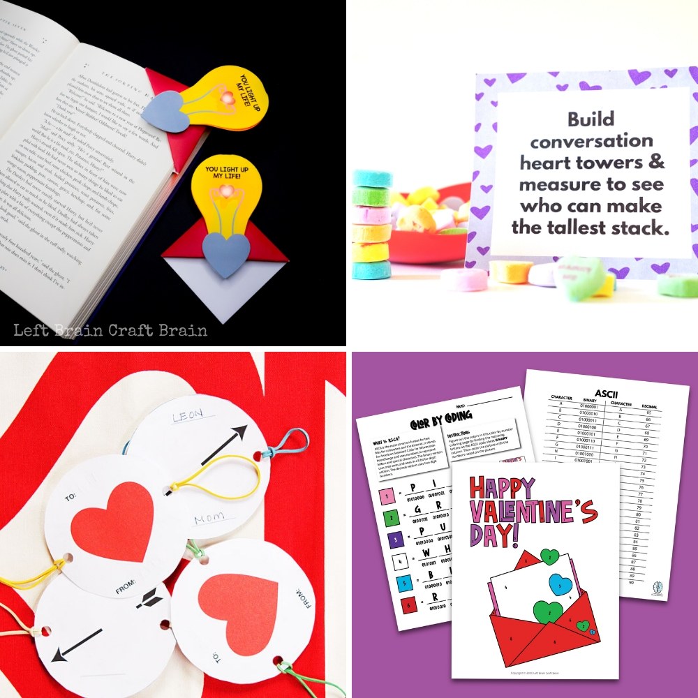 Kids will LOVE these Valentine's Day STEM Activities that add science, tech, engineering, art, & math to the holiday. STEM / STEAM is great for school & home.