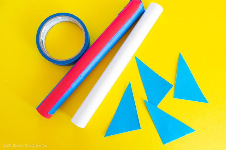 Santa Paper Stomp Rockets How to Make DIY Stomp Rockets - Left Brain Craft Brain