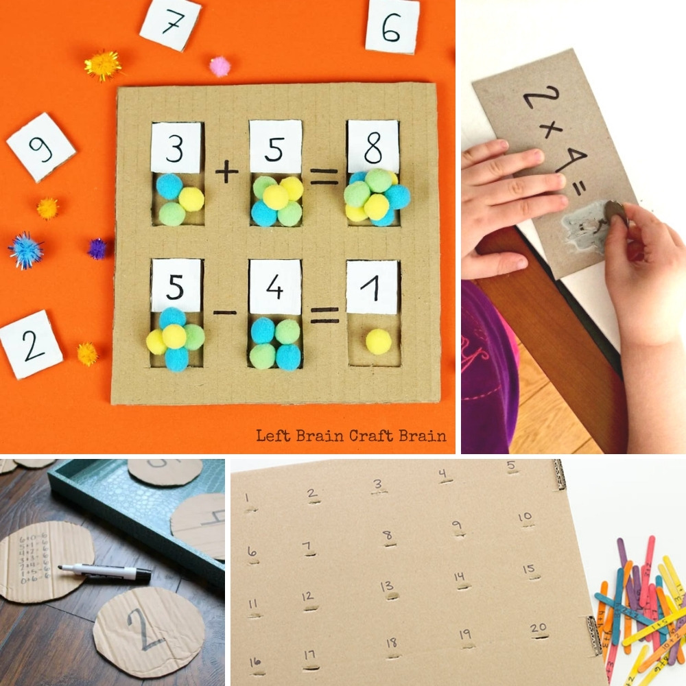Math Activities that Use Cardboard