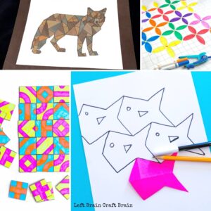 STEAM Drawing Activities for Kids - Left Brain Craft Brain