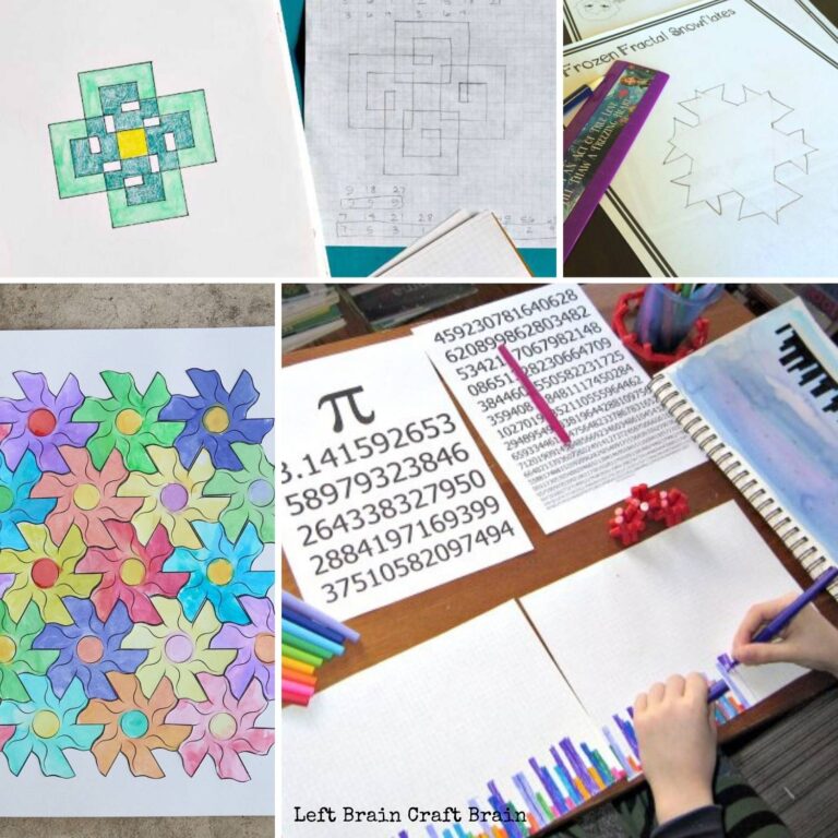 STEAM Drawing Activities for Kids - Left Brain Craft Brain