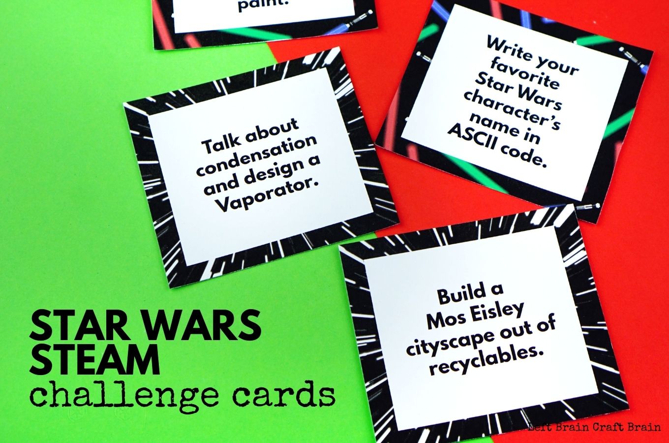 Star Wars STEAM Challenge Cards 1360x900