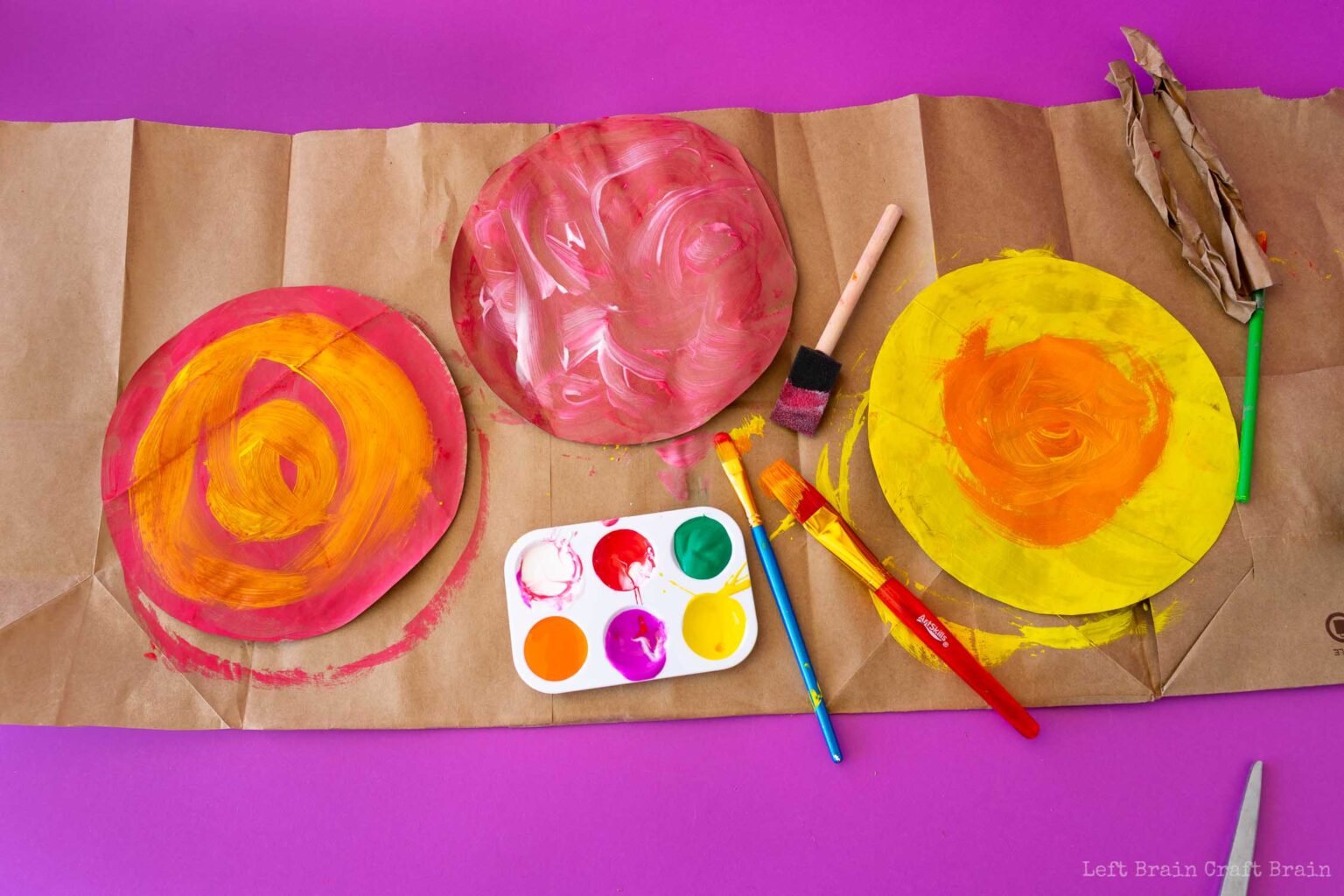 Paper Bag Roses How to Make Paper Roses with Paper Bags - Left Brain Craft Brain